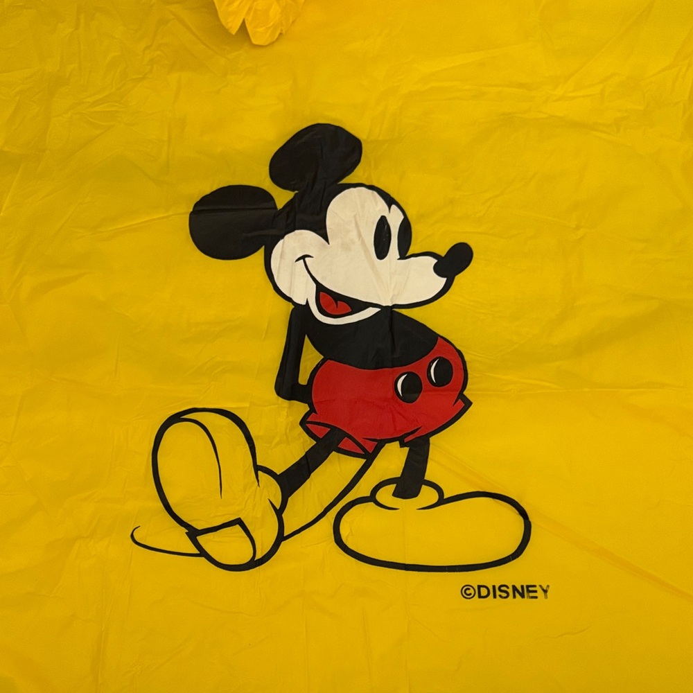 Disney Mickey Mouse Yellow Poncho